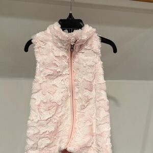 The North Face Pink Fuzzy Vest (4T)